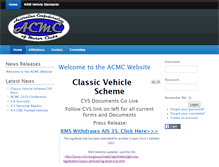 Tablet Screenshot of confederationofmotorclubs.org.au